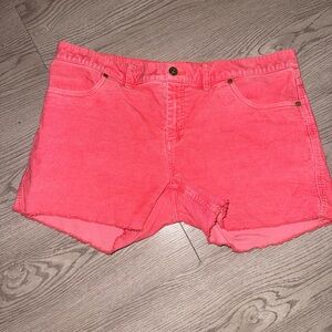 Carve Designs Coral Cord Shorts 12